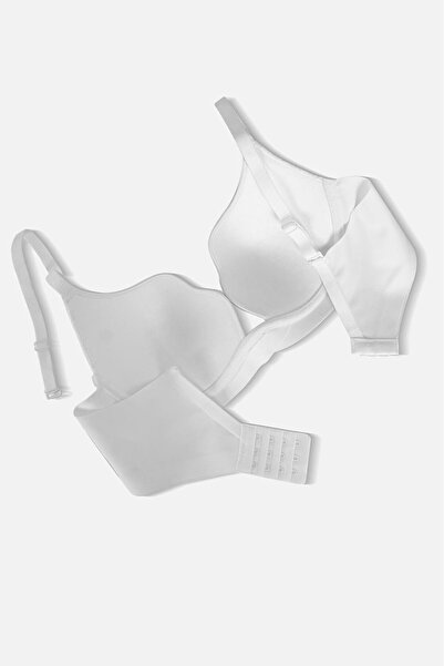 Wonna Oyster Lace Wonna Printed Bra-No Support No Padding Underwire-2822-Ecru