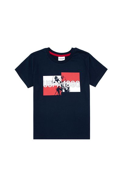 U.S. Polo Assn. Boy's Navy Blue Pajama Set 50310794-Vr033