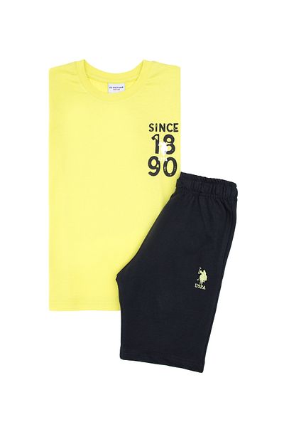 U.S. Polo Assn. Boy's Pistachio Green Pajamas Set 50310812-Vr087