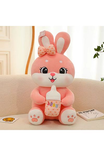 rexa Plush Toys Big Doll Cartoon Cute Pillow Gift Baby with Bottle 37cm