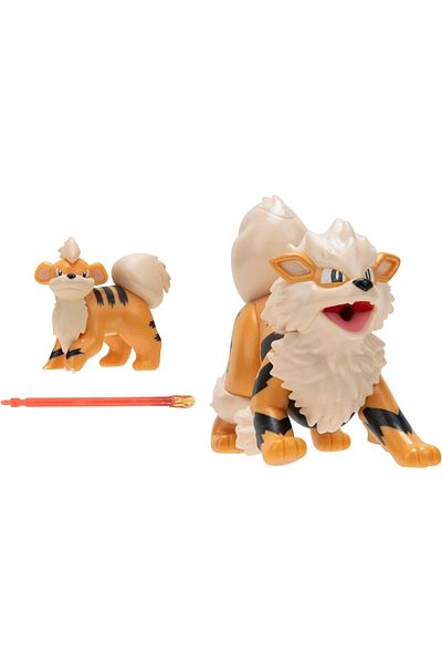 Feyza Oyuncak Pokemon Select Evolution Series - Growlithe and Arcanine Set of 2 Character Figures