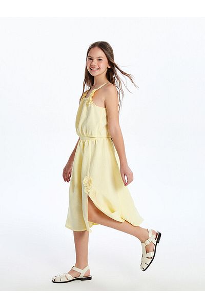 LC Waikiki Floral Girl's Skirt with Elastic Waist