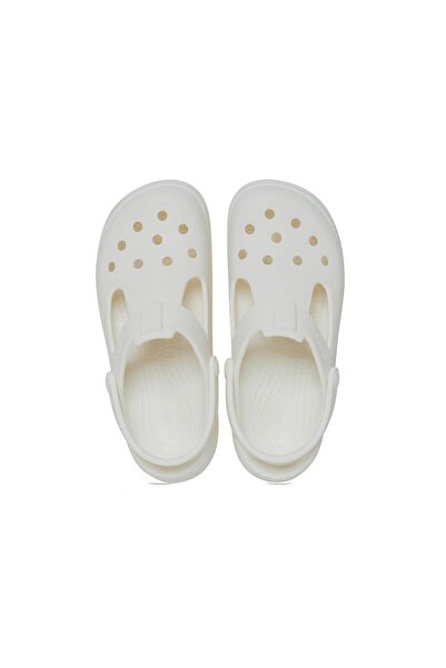 Crocs Classic Mary Jane Clog K Kids Slippers - Ecru