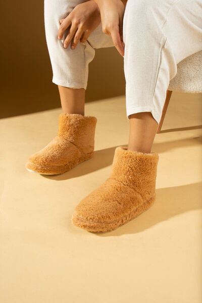 WMİLANO Дамски чехли Taba с топла подплата, удобна подметка, домашни ботуши, ...