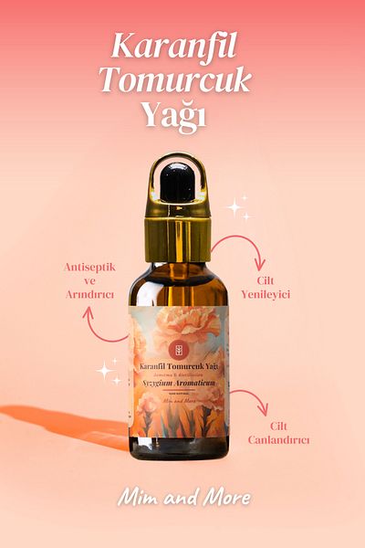 Mim and More Clove Bud Oil - 100% Natural Essential Oil, 10 ml