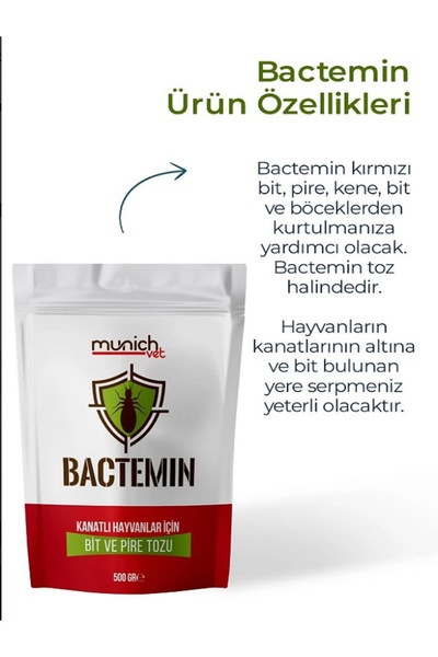 Munich Vet Bactemin Bit Pire Tozu 1 kg