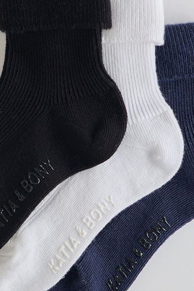 Katia&Bony Black Mix 3 Pack Children's Socks