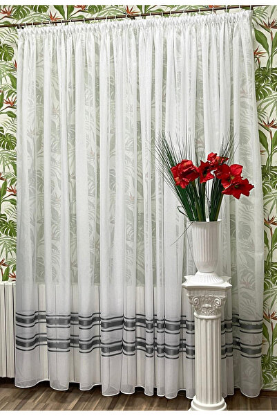 Liz Line Curtain with drapery, various sizes and colors, from the "Crystalline" collection by Liz Line