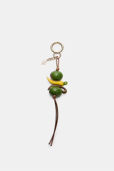 Stradivarius Gilda charm keyring
