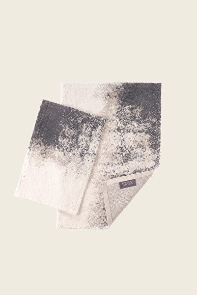 İrya Χαλάκι μπάνιου Nera 2 τεμαχίων 40x60+60x90 Σκούρο Γκρι