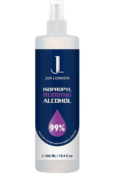 JAN LONDON Isopropyl Rubbing Alcohol 99.9% 500ml Spray | High-Purity Cleaner for Surfaces, Electronics & More