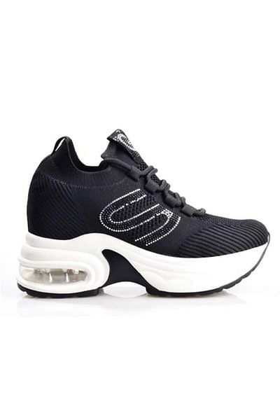 Guja 25y300-1 Pantofi sport pentru femei, cu căptușeală ascunsă, cu talpă înaltă, Stone