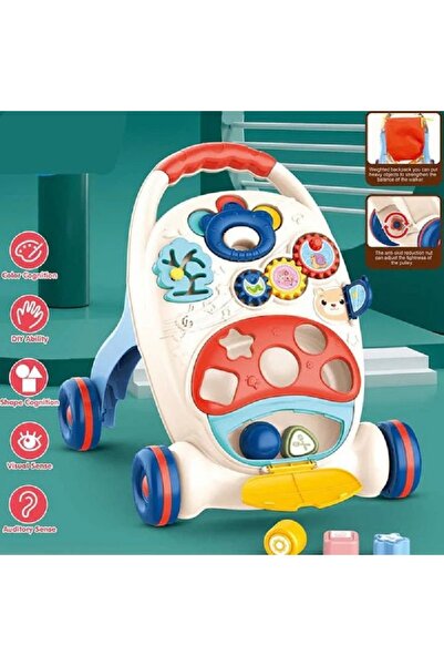 rexa مشاية أطفال فيرست ستيبس مع ألعاب أمامية - مشاية دفع للتعلم المبكر