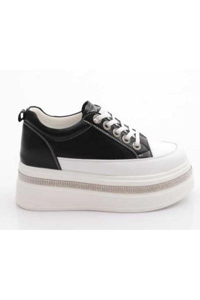 Guja 25y423-2 Pantofi sport pentru femei, din piele naturală, cu căptușeală ascunsă, cu talpă înaltă