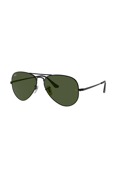 Ray-Ban Ray‑Ban RB3689 914831 – Ochelari de Soare Unisex, Black Metal / G‑15 Green, 58 mm
