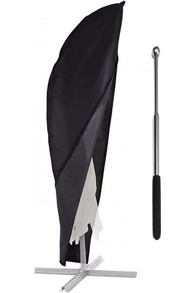 Zizwe Umbrella Cover, Black, Polyester, 280 X 30 X 81 Cm