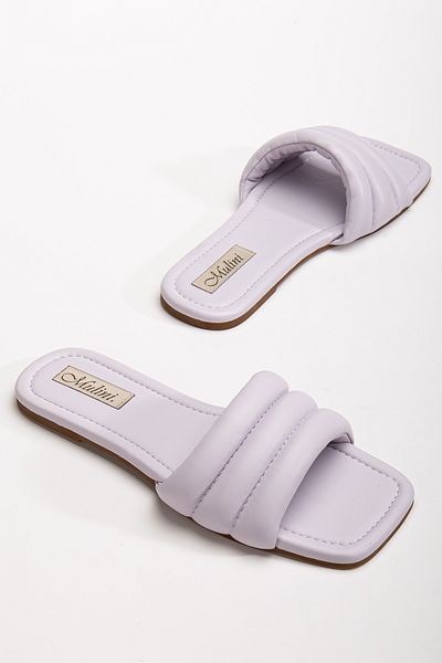 Mulini Women's Flat Sole Slippers – Soft Padded Band, Comfortable and Stylish Daily Model