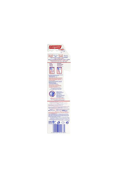 Colgate Black Charcoal Slim Soft Toothbrush Assorted Colour 1 pc