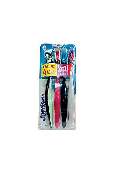 JORDAN Ultimate You Fresh Smile Soft Toothbrush 4 pcs