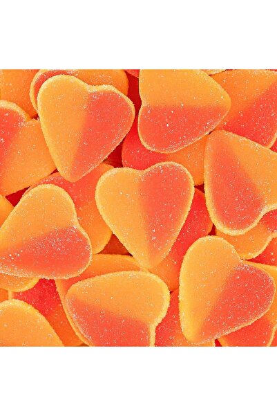 BEBETO Şeftali Kalp 1000 Gr. Yumuşak Şeker