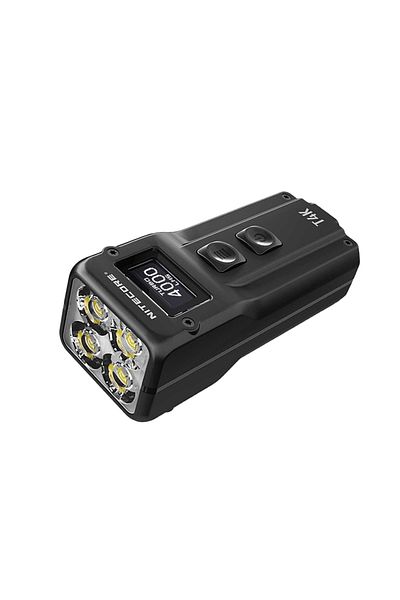 Nitecore مصباح يدوي T4K فائق السطوع 4000 لومن EDC بسلسلة مفاتيح