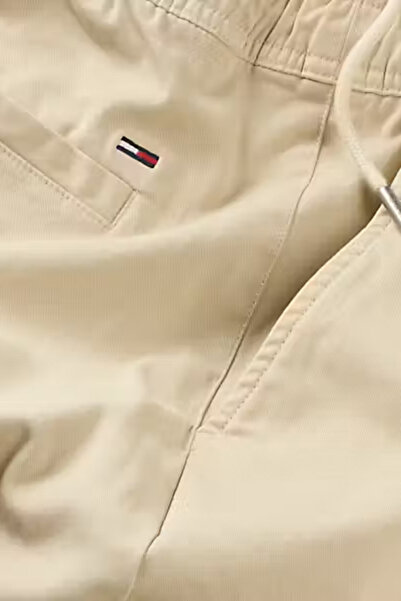 Tommy Hilfiger Erkek Slim Fit Austin Esnek Jogger Pantolon - Bej