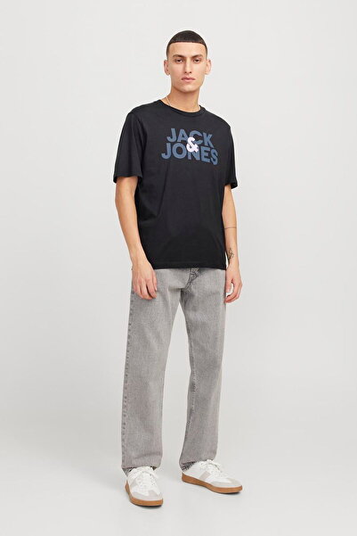 Jack & Jones T-Shirt Logo Rundhals-T-Shirt