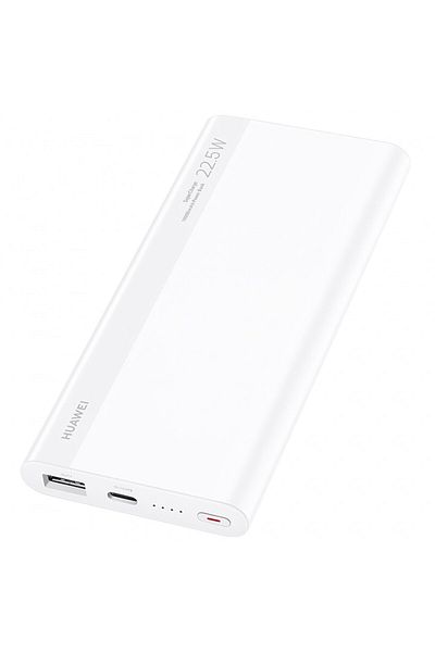 Huawei SuperCharge Power Bank, 10000mAh, 22.5W, QC + PD, 1 x USB-A - 1 x USB-C, White