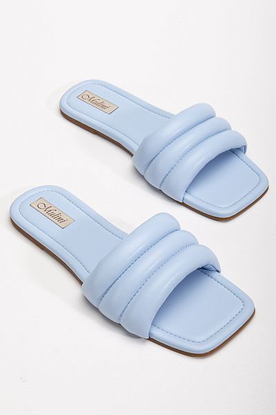 Mulini Women's Flat Sole Slippers – Soft Padded Band, Comfortable and Stylish Daily Model