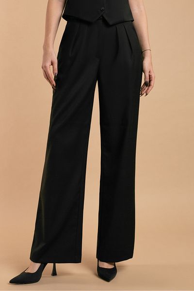 Divah.ro Elegant long trousers, negri