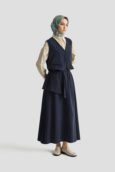 Armine Vest 2 Piece Set 25Y6050 Navy Blue