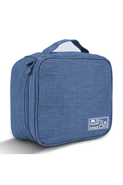 O Ozone حقيبة أدوات الزينة المعلقة للسفر، مناسبة لمستحضرات التجميل للنساء وال...