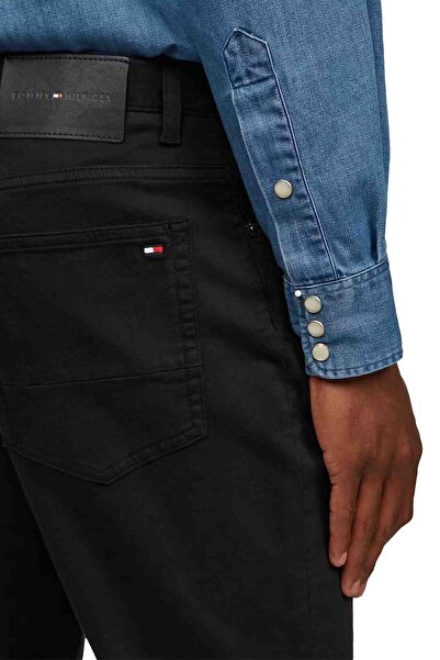 Tommy Hilfiger Erkek Regular Fit 5 Cepli Esnek Pantolon - Siyah