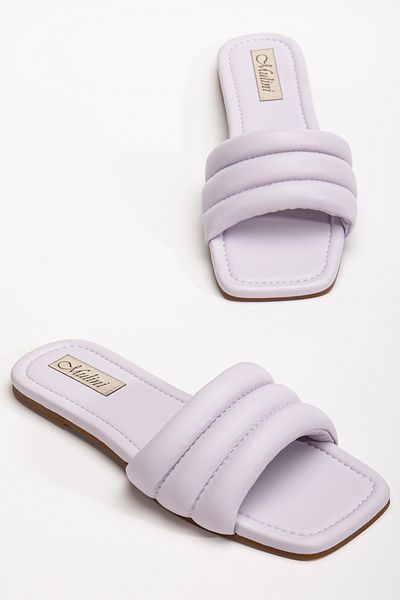 Mulini Women's Flat Sole Slippers – Soft Padded Band, Comfortable and Stylish Daily Model