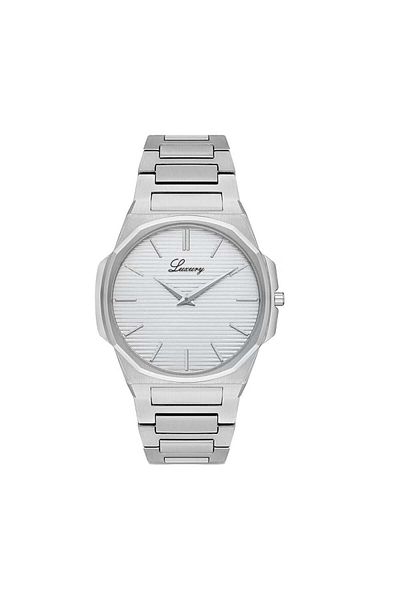 Luxure Men's Watch with Modern Design in Silver Color