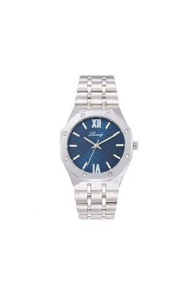 Luxure Men's Stainless Steel Watch in Silver Color