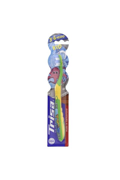 Trisa Kid Tooth Brush 3 - 6 Years Assorted Colours 1 pc