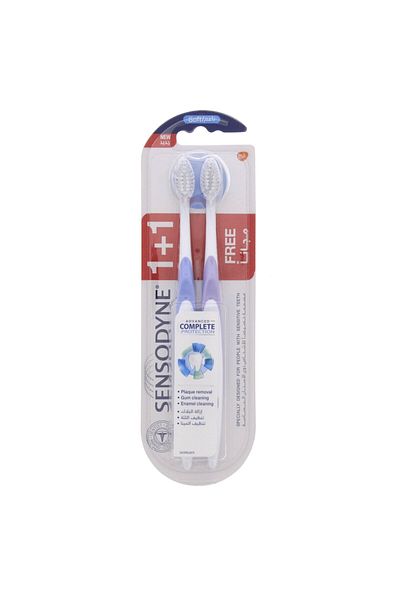 Sensodyne Advanced Complete Protection Toothbrush Soft Assorted Colour 2 pcs