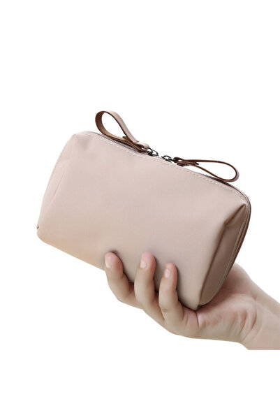 O Ozone حقيبة مستحضرات تجميل صغيرة للمحفظة | حقيبة مكياج محمولة للسفر | وردي