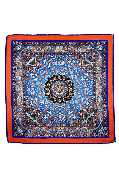 Kravatkolik Multicolored Motif Pattern Men's Pocket Handkerchief Sps608-88