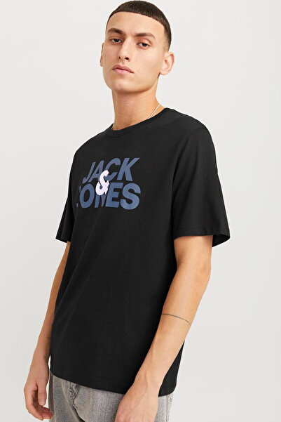 Jack & Jones T-Shirt Logo Rundhals-T-Shirt