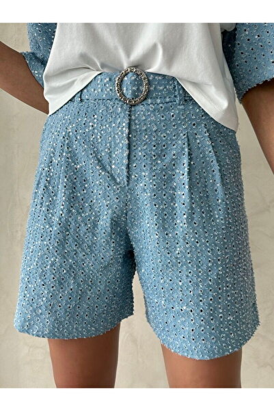 MiMi Σορτς τζιν με παγιέτες