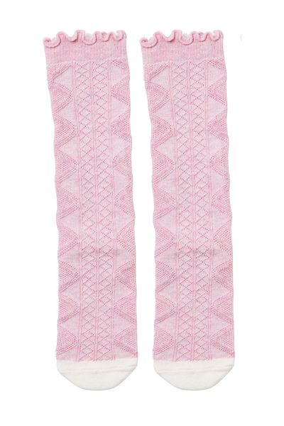 Katia&Bony Pink Baby Girl Knee Socks Pattern