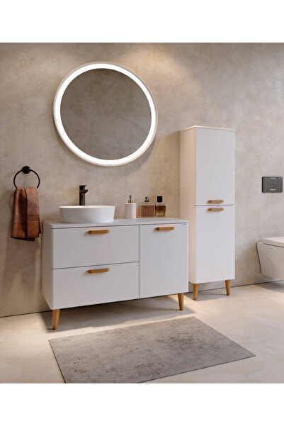 Creavit Patara Boy Dolabı 147 cm Mat Beyaz