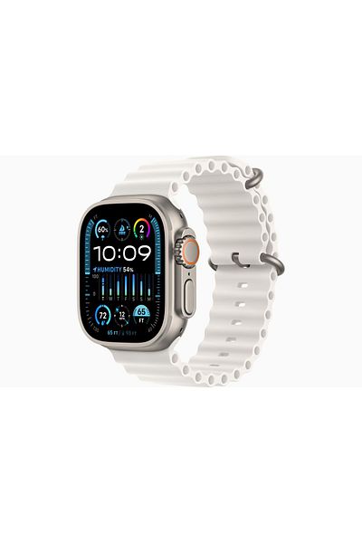 THD Smartwatch Strap, Ocean Model, Compatible with Apple Watch Ultra2 49 Mm, Apple Watch 45 Mm, White