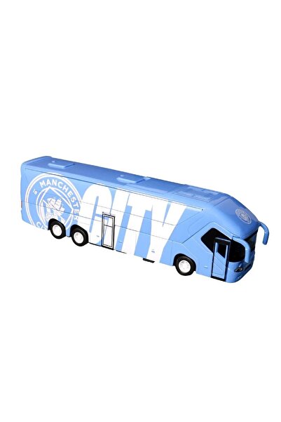 Banbo Toys Manchester City FC bus, diecast, metal, scale 1:50, 25cm, doors with opening system