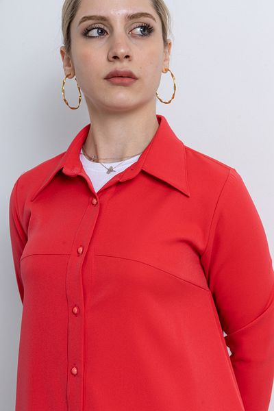 TUĞBA ERGÜL Women's Crepe Fabric Tunic 1230