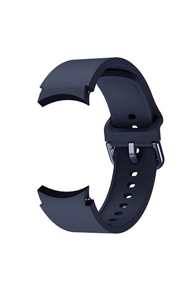 THD Curea Din Silicon 20 Mm, Marca Pentru Samsung Galaxy Watch 4 Classic 46 Mm/42 Mm, Albastru Marin