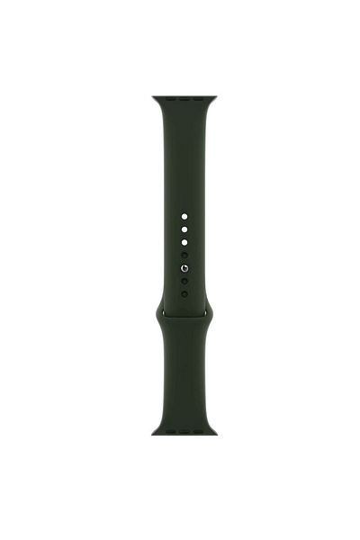 THD THD brand silicone strap for Apple Watch 45 mm series 7 and series 8, size M/L, green color incl.