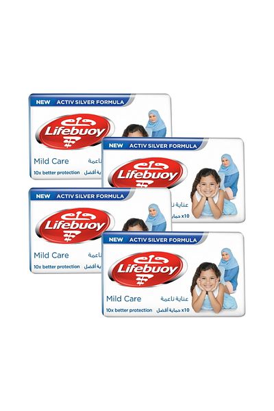 LİFEBUOY Lifebuoy ASF Mild Care Bar Soap 160 g 3+1